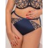 Трусы высокие Kris Line MYSTERY high waist, Цвет: темно-синий, Размеры: XS