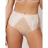 Трусы высокие Subtille DELIA high-waist, Цвет: бежевый+белый, Размеры: M