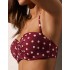 Купальный лиф в горошек Ysabel Mora 82648 вишневый/белый, Цвет: вишневый/белый, Размеры: 90D, изображение 3