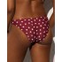Женские плавки в горошек Ysabel Mora 82653 вишневый/белый, Цвет: вишневый/белый, Размеры: M, изображение 2