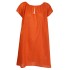 Пляжное платье из хлопка Sielei GU71 arancio, Цвет: arancio (абрикос), Размеры: L, изображение 2