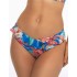 Трусы купальные с рюшами Esotiq BAE 41557 цветы на синем, Цвет: цветы на синем, Размеры: S