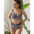 Плавки бразилиана высокие Kris Line SANTORINI Brasyliana High Waist синий, Цвет: синий, Размеры: XL, изображение 3