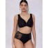 Бюстгальтер бралетт мягкий Alles SUBLIME M plus bralette black, Цвет: черный, Размеры: 70H, изображение 5