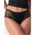 Трусы слипы с кружевными вставками Cotonella AD938 PURITY LACE nero, Цвет: nero (черный), Размеры: XL