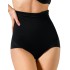 Высокие трусы с утяжкой Cotonella CD523 INTIMO NATURALE nero, Цвет: nero (черный), Размеры: S