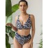 Мягкий купальный лиф Kris Line SANTORINI Bralette Bikini, Цвет: синий, Размеры: 65J, изображение 6