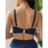 Мягкий купальный лиф Kris Line SANTORINI Bralette Bikini, Цвет: синий, Размеры: 65J, изображение 2