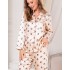 Атласная пижама в горох Mia-Mella JULIA PRINT 7076 ванильный, Цвет: ванильный горошек, Размеры: S, изображение 4 Атласная пижама в горох Mia-Mella JULIA PRINT 7076 ванильный, Цвет: ванильный горошек, Размеры: S, изображение 4