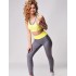 Спортивные леггинсы Opium PF-8 желтый/серый, Цвет: серый, Размеры: M, изображение 3