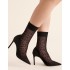 Прозрачные носочки Gabriella 558 MILA nero 30 den, Цвет: чёрный, Размеры: UN