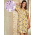 Ночная сорочка с цветочным принтом Lormar BETULLA 631765co glicine, Цвет: glicine (глициния), Размеры: S, изображение 2