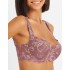Бюстгальтер балконет Simona M 608 кофейно-розовый, Цвет: кофейно-розовый, Размеры: 80F, изображение 4