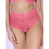 Высокие кружевные стринги Alles COACHELLA stringi classic pink, Цвет: розовый, Размеры: S