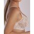 Мягкий бюстгальтер из кружева и сетки Kinga SAND ECRU 1126-SC, Цвет: экрю+телесный, Размеры: 70F, изображение 2