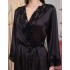 Шелковый запашной халат Mia-Amore ADELINA 4173 черный, Цвет: черный, Размеры: L/XL, изображение 4