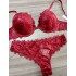 Комплект Sielei BERRIES 7424+7427 пуш-ап бразилиана bordeaux, Цвет: bordeaux (бордо), Размеры: 75B, изображение 2