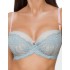 Бюстгальтер балконет Alles BILOBA U, Цвет: лазурь, Размеры: 65E