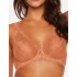Кружевной бюстгальтер бралетт Bella Misteria APRICOT ILUSION soft bralette, Цвет: персиковый, Размеры: 75F