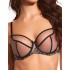 Полупрозрачный бюстгальтер Bella Misteria BLACK PANTHER soft cup, Цвет: черный, Размеры: 70D, изображение 3