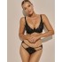 Трусики кружевные Kinga SAND BLACK 1126/3-P, Цвет: черный, Размеры: M, изображение 3