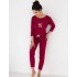 Хлопковая пижама Sensis SARAH, Цвет: малиновый, Размеры: M, изображение 2