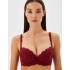 Бюстгальтер балконет пуш-ап VOVA SNEJANNA V54032 байкинг красный, Цвет: байкинг красный, Размеры: 85C, изображение 5