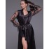 Длинный шелковый халат Mia-Amore ANDROMEDA 4309 черный, Цвет: черный, Размеры: L/XL, изображение 3
