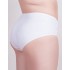 Высокие трусы слипы Milavitsa 260200 белый, Цвет: белый, Размеры: 3XL, изображение 2