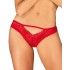 Кружевные трусики Obsessive CHILISA PANTIES, Цвет: красный, Размеры: XL/2XL