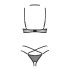 Откровенный комплект Obsessive DONARELLA SET, Цвет: черный, Размеры: XL/2XL, изображение 5