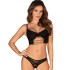 Сексуальный комплект Obsessive ROXELIA SET, Цвет: черный, Размеры: XL/2XL