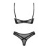 Сексуальный комплект Obsessive ROXELIA SET, Цвет: черный, Размеры: XL/2XL, изображение 4