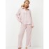 Пижама женская с брюками Aruelle AURELIA, Цвет: светло-розовый, Размеры: S, изображение 2