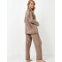 Теплая женская пижама Aruelle CHOCO, Цвет: кофейный, Размеры: XL, изображение 3