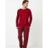 Пижама мужская с фланелевыми штанами Aruelle HARRY, Цвет: бургундское вино, Размеры: L, изображение 2