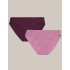 Набор хлопковых трусов 2 шт Esotiq MIA-MIA 42268 бордовый + розовый, Цвет: бордовый+розовый, Размеры: M