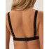 Треугольный мягкий бюстгальтер Esotiq OSOM 41893 черная полоска, Цвет: черный, Размеры: M, изображение 2