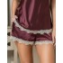 Атласный комплект с шортами Mia-Mella JULIA 8732 винный, Цвет: винный, Размеры: XS, изображение 5