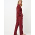 Фланелевая пижама с брюками Aruelle HOLLY, Цвет: бургундское вино, Размеры: 2XL, изображение 3