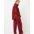 Хлопковая пижама с брюками Aruelle VITTORIA, Цвет: бургундское вино, Размеры: M, изображение 3
