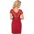 Сорочка с кружевом Donna ISMENA nightdress BURGUNDY, Цвет: красный, Размеры: S, изображение 2 Сорочка с кружевом Donna ISMENA nightdress BURGUNDY, Цвет: красный, Размеры: S, изображение 2