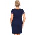 Ночная сорочка Donna MARIZA PLUS nightdress DARK BLUE, Цвет: темно-синий, Размеры: 5XL, изображение 2