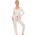 Пижама женская из хлопка Donna RENI long pyjamas, Цвет: белый, Размеры: S, изображение 2