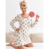 Сорочка с длинными рукавами Donna RENI nightdress, Цвет: белый, Размеры: S Сорочка с длинными рукавами Donna RENI nightdress, Цвет: белый, Размеры: S