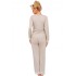 Вискозная пижама с брюками Donna SIMPLY long pyjamas BEIGE, Цвет: бежевый, Размеры: S, изображение 3