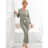 Вискозная пижама с брюками Donna SIMPLY long pyjamas OLIVE, Цвет: оливковый, Размеры: S, изображение 2