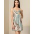 Сорочка с цветами шелковая Mia-Amore AZALIA 4410, Цвет: серебристый, Размеры: XL Сорочка с цветами шелковая Mia-Amore AZALIA 4410, Цвет: серебристый, Размеры: XL