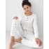 Хлопковая пижама Sensis BLUEBELL, Цвет: белый, Размеры: M