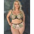 Трусы слипы высокие Kris Line LIME high waist, Цвет: бежевый+лайм, Размеры: M, изображение 3